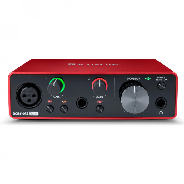 Внешняя звуковая карта FOCUSRITE Scarlett Solo 3rd Gen в Москве