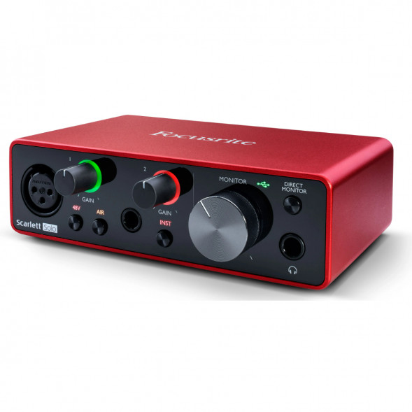 Внешняя звуковая карта FOCUSRITE Scarlett Solo 3rd Gen в Москве