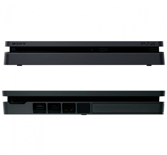 Игровая приставка Sony PlayStation 4 Slim 500 ГБ HDD, черный в Москве