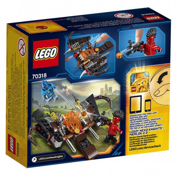 Конструктор LEGO Nexo Knights 70318 Шаровая ракета в Москве