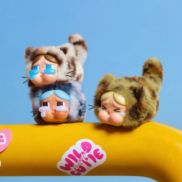 Коллекционная фигурка POP MART CRYBABY Wild But Cutie Series - Vinyl Plush Pendant Blind Box в Москве