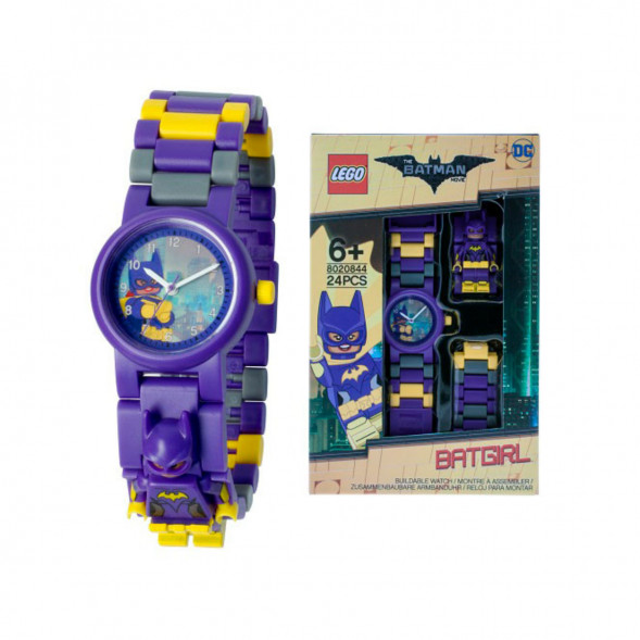 Часы LEGO Super Heroes 8020844 Batman Movie Бэтгерл с минифигуркой в Москве