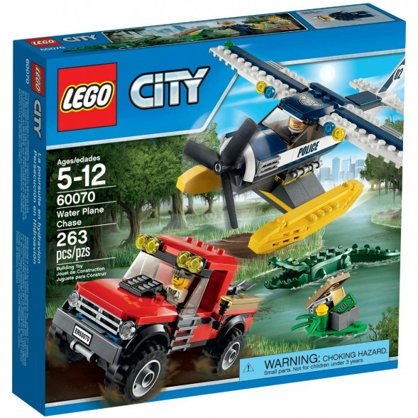 Конструктор LEGO City 60070 Погоня на полицейском гидроплане в Москве