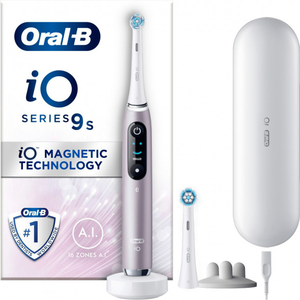 Электрическая зубная щетка Oral-B iO Series 9s (387194), Розовый кварц в Москве