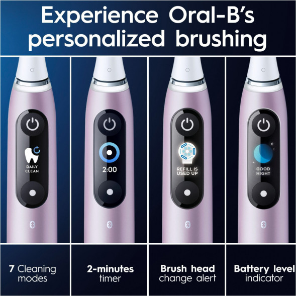 Электрическая зубная щетка Oral-B iO Series 9s (387194), Розовый кварц в Москве