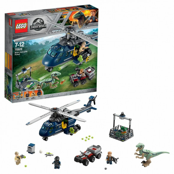Конструктор LEGO Jurassic World 75928 Погоня за Блю на вертолёте  в Москве