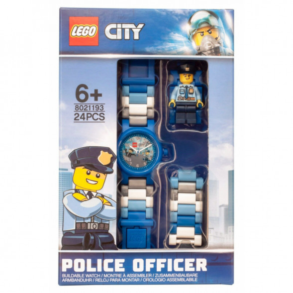 Часы LEGO City 8021193 City «Policeman» с минифигуркой в Москве