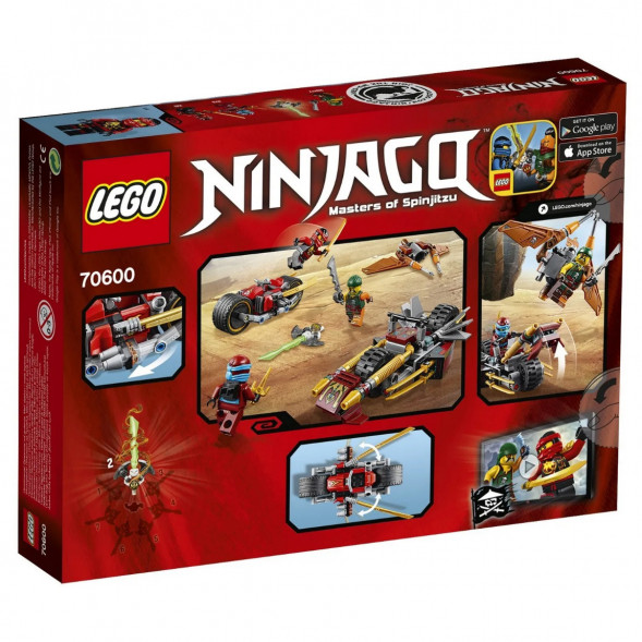 Конструктор LEGO Ninjago 70600 Погоня на мотоциклах в Москве