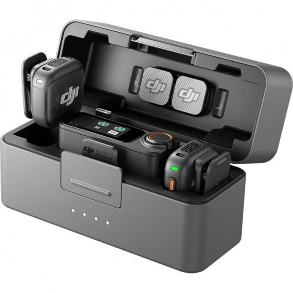 Беспроводной микрофон DJI Mic 3 (2 TX + 1 RX + Charging Case) в Москве