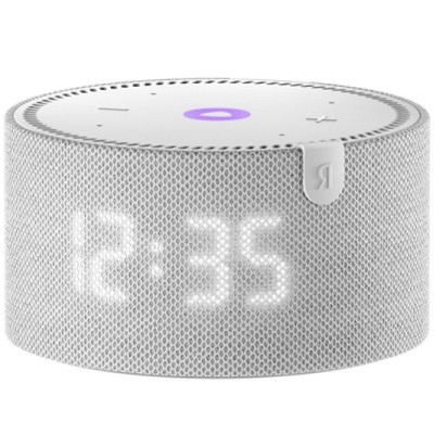 Умная колонка Яндекс Новая Станция Мини (с часами) - умная колонка с Алисой, серый опал в Москве