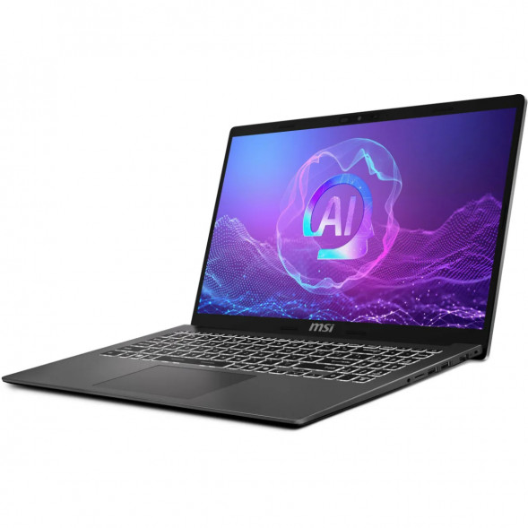 Ноутбук MSI Modern A15 AI+ F3HMG-040XRU (15.6&amp;quot;, IPS, AMD Ryzen AI 5 330 2ГГц, 4-ядерный, 16ГБ DDR5, 512ГБ SSD, AMD Radeon 820M, без ОС), серый в Москве