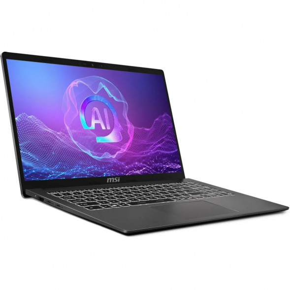 Ноутбук MSI Modern A15 AI+ F3HMG-040XRU (15.6&amp;quot;, IPS, AMD Ryzen AI 5 330 2ГГц, 4-ядерный, 16ГБ DDR5, 512ГБ SSD, AMD Radeon 820M, без ОС), серый в Москве