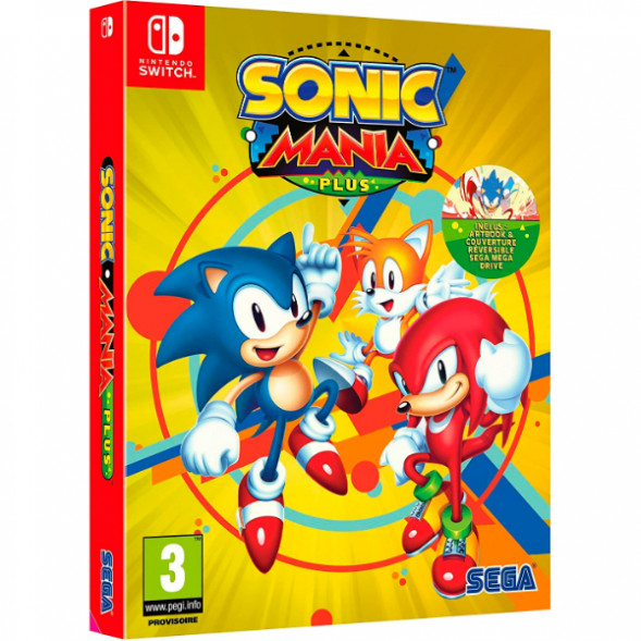 Sonic Mania Plus + Артбук (Nintendo Switch, Английская версия) в Москве