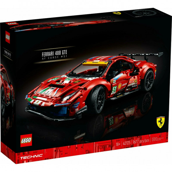 Конструктор LEGO Technic 42125 Ferrari 488 GTE &amp;quot;AF Corse #51&amp;quot; в Москве