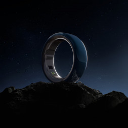 Умное кольцо Oura Ring 4 Ceramic (размер 4), Темная ночь/Midnight