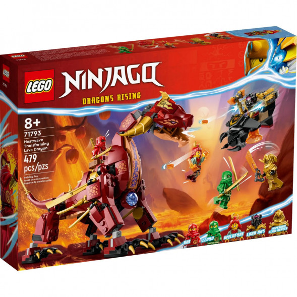 Конструктор LEGO Ninjago 71793 Лавовый дракон-трансформер в Москве