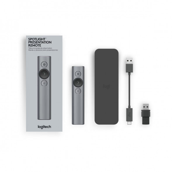 Презентер Logitech Spotlight Presentation Remote серый в Москве