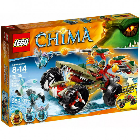 Конструктор LEGO Legends of Chima 70135 Огненный Страйкер Краггера в Москве