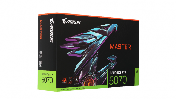 Видеокарта Gigabyte GeForce RTX 5070 AORUS MASTER, 12 ГБ GDDR7 в Москве