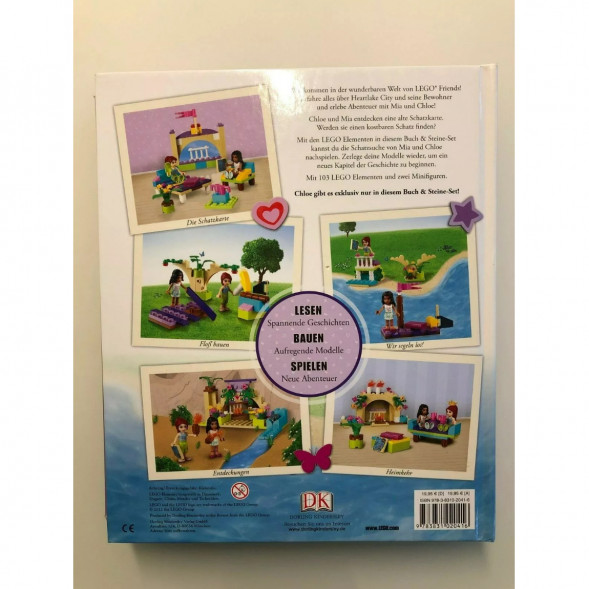 Книга и набор кубиков LEGO Friends Buch &amp;amp; Steine-Set Zwei Freundinnen auf Schatzsuche в Москве