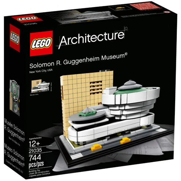 Конструктор LEGO Architecture 21035 Музей Соломона Гуггенхайма в Москве