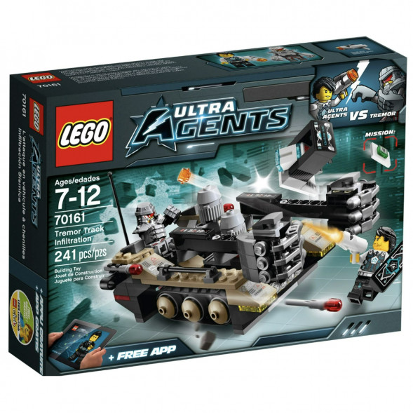 Конструктор LEGO Ultra Agents 70161 Проникновение гусеничного танка Тремора в Москве