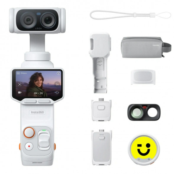 Экшн-камера Insta360 Luna Ultra Creator Bundle, White в Москве