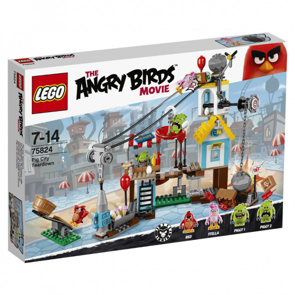 Конструктор LEGO Angry Birds 75824 Разгром Свинограда в Москве