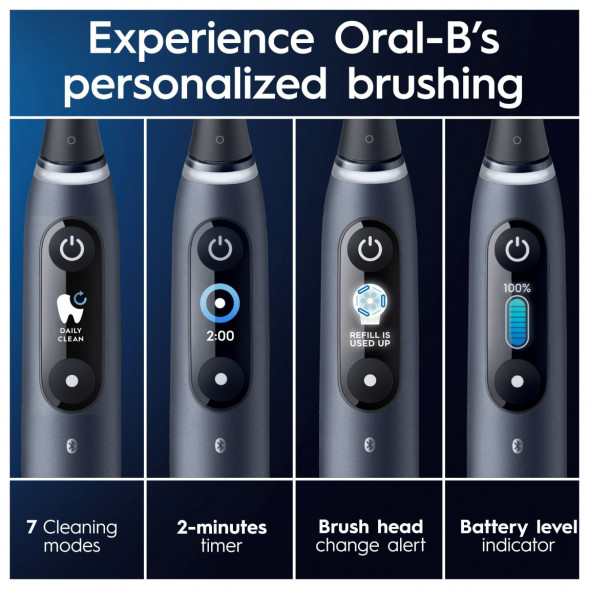 Электрическая зубная щетка Oral-B iO Series 9s (387071), Black Onyx в Москве