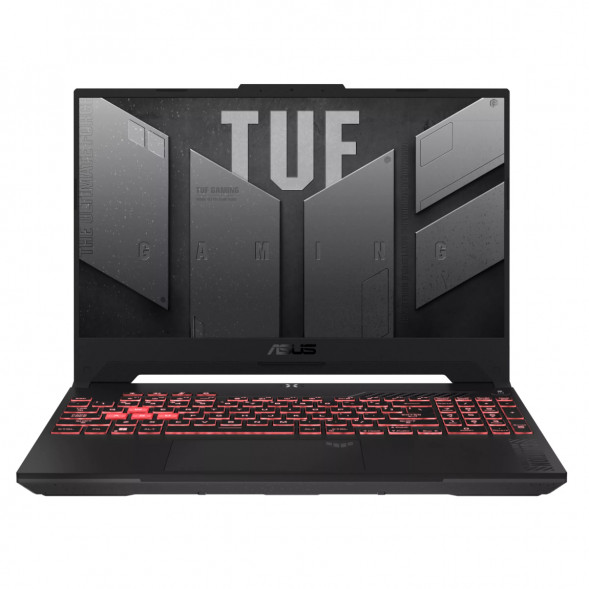 Ноутбук ASUS TUF Gaming A17 FA707NUG-HX156 (17.3&amp;quot;, IPS, 6 ядер, AMD Ryzen 7 7445HS 3.2 ГГц, 16 ГБ DDR5, SSD 512 ГБ, NVIDIA GeForce RTX 4050 - 6 ГБ, без ОС), черный в Москве