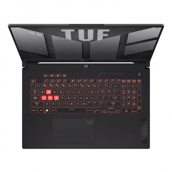Ноутбук ASUS TUF Gaming A17 FA707NUG-HX156 (17.3&amp;quot;, IPS, 6 ядер, AMD Ryzen 7 7445HS 3.2 ГГц, 16 ГБ DDR5, SSD 512 ГБ, NVIDIA GeForce RTX 4050 - 6 ГБ, без ОС), черный в Москве