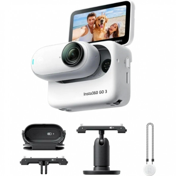 Экшн-камера Insta360 GO 3 Action Kit 64 GB, Arctic White в Москве