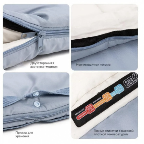 Спальный мешок Naturehike C180 (190x75см), желтый в Москве