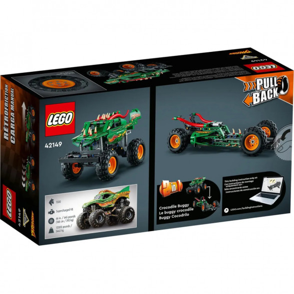 Конструктор LEGO Technic 42149 Монстер Джем «Дракон» в Москве