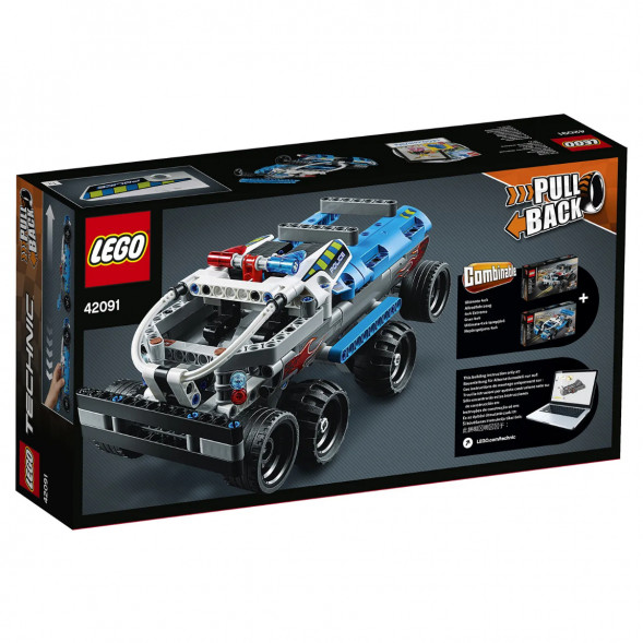 Конструктор LEGO Technic 42091 Полицейская погоня в Москве