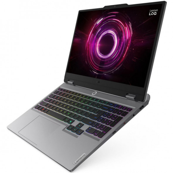 Ноутбук Lenovo LOQ 15AHP10 (83JG003DPB) (15.6&amp;quot;,  IPS, AMD Ryzen 5 220, 6 ядер, 16 ГБ DDR5, SSD 512 ГБ, NVIDIA GeForce RTX 5050 - 8 ГБ, без ОС), серый в Москве
