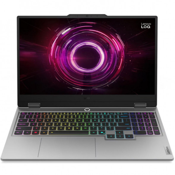 Ноутбук Lenovo LOQ 15AHP10 (83JG003DPB) (15.6&amp;quot;,  IPS, AMD Ryzen 5 220, 6 ядер, 16 ГБ DDR5, SSD 512 ГБ, NVIDIA GeForce RTX 5050 - 8 ГБ, без ОС), серый в Москве