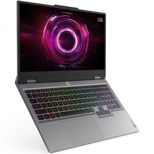 Ноутбук Lenovo LOQ 15AHP10 (83JG003DPB) (15.6&amp;quot;,  IPS, AMD Ryzen 5 220, 6 ядер, 16 ГБ DDR5, SSD 512 ГБ, NVIDIA GeForce RTX 5050 - 8 ГБ, без ОС), серый в Москве