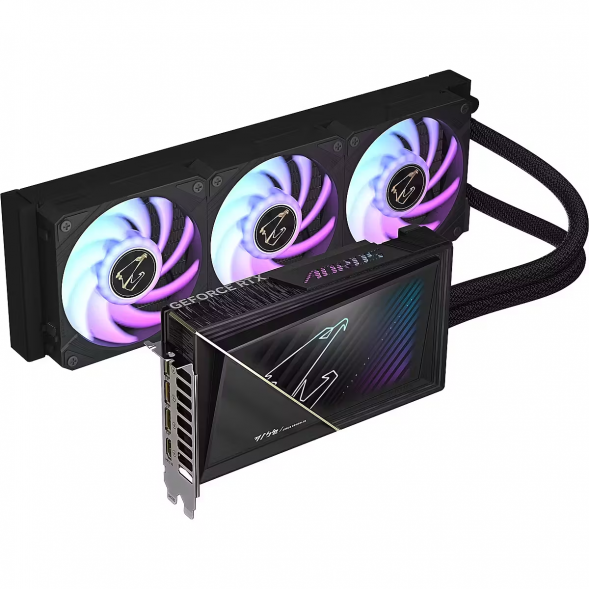 Видеокарта Gigabyte GeForce RTX 5080 XTREME WATERFORCE 16GB GDDR7 256bit Liquid Cooling GV-N5080AORUSX W-16GD в Москве