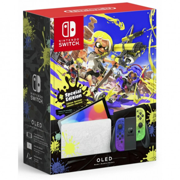 Игровая приставка Nintendo Switch OLED 64 ГБ, Splatoon 3 Edition в Москве