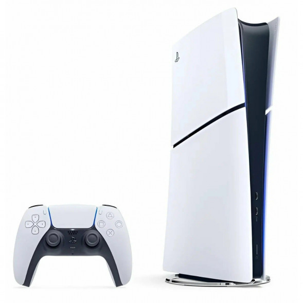 Игровая приставка Sony PlayStation 5 Slim 825 ГБ без дисковода, белый в Москве