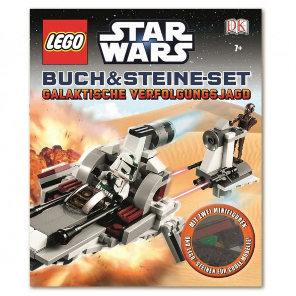 Книга и набор кубиков LEGO Star Wars Buch &amp;amp; Steine-Set: Galaktische Verfolgungsjagd в Москве