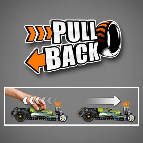 Конструктор LEGO Technic 42103 Драгстер в Москве