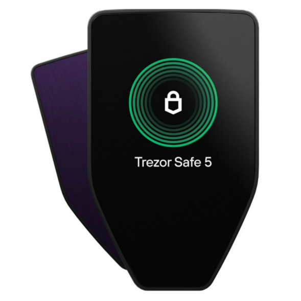 Аппаратный криптокошелек Trezor Safe 5, Violet Ore в Москве