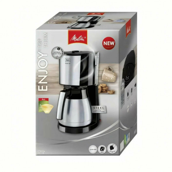 Кофеварка капельная Melitta Enjoy Top Therm, черная в Москве