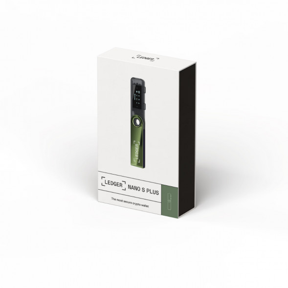 Криптокошелек Ledger Nano S Plus 1 шт., Oxidate Green в Москве
