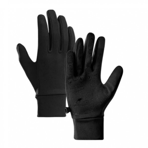 Перчатки сенсорные спортивные Naturehike Outdoor Full Touch GL10 (черный, L) в Москве