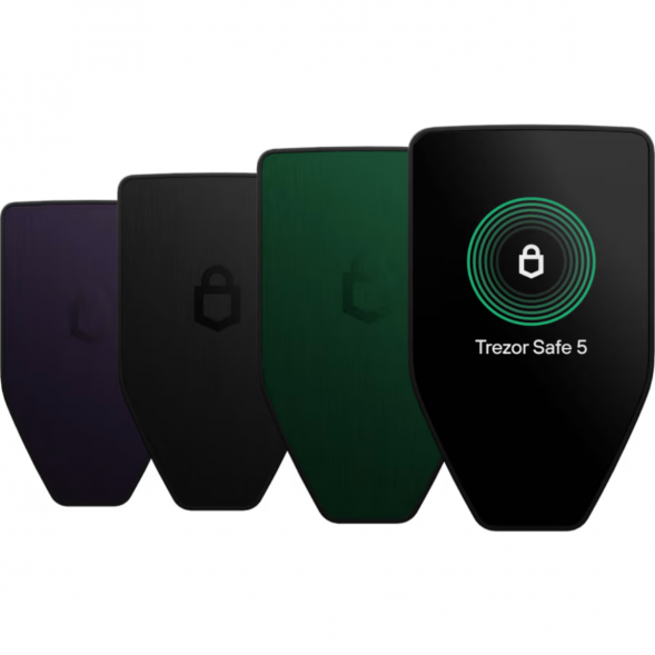 Аппаратный криптокошелек Trezor Safe 5, Green Beryl в Москве