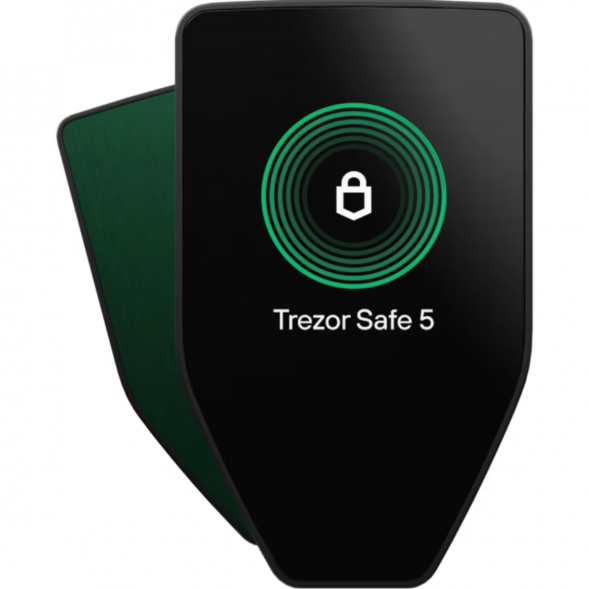 Аппаратный криптокошелек Trezor Safe 5, Green Beryl в Москве
