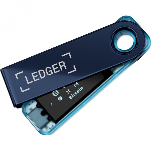 Криптокошелек Ledger Nano S Plus 1 шт., Neptune Blue в Москве